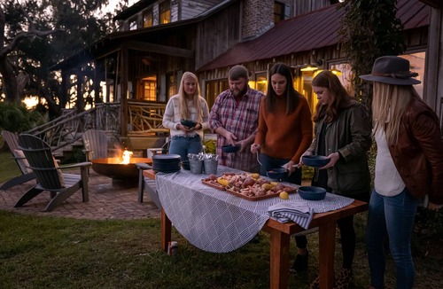 Darien House | Emma's Driftwood Farm perfect for retreats & reunions - 5 homes, 2 docks, & pool
