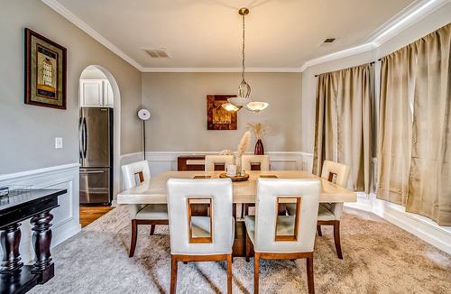 Southwestern House | Exquisite dog-friendly home with fireplace, patio, central AC, & washer/dryer