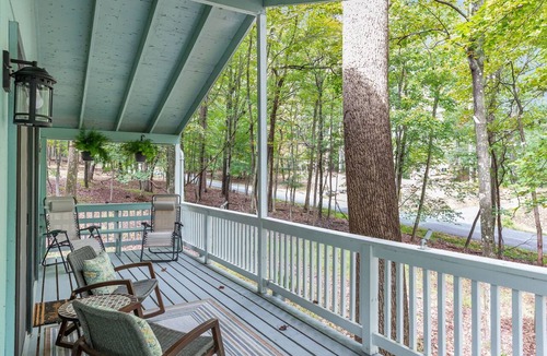 The Woods Cabin | Fireplace, Fire Pit & Resort Amenities