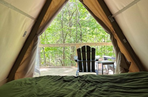 Talladega Cabin | G-2 Glamp in Bohamia - 268 Acre Forest Retreat
