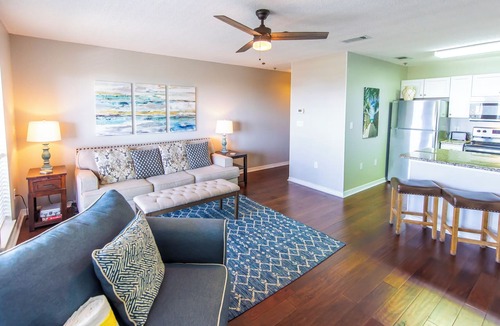 Gulf Place Condo | Gulf View! Pool, Tennis Court, Beach Access