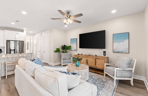 Bid-a-wee Beach House | Horizon Dreams B | One Block from Beach, Private Pool, Fenced Yard