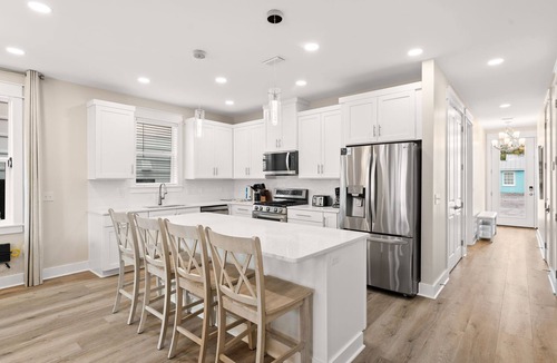 Bid-a-wee Beach House | Horizon Dreams B | One Block from Beach, Private Pool, Fenced Yard