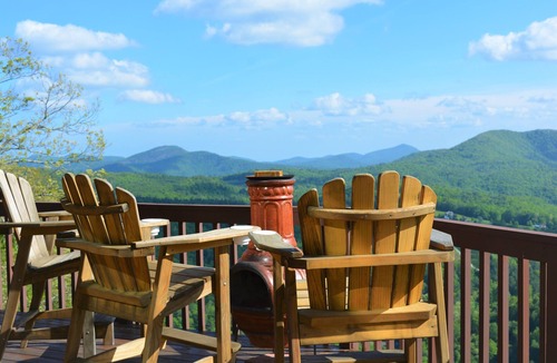 Glenville Cabin | I stood on the deck in complete awe of the view. tears streaming down my face.