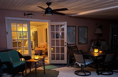 Saint James City House | Immaculate Waterfront Home With Heated Pool. Pet Friendly.