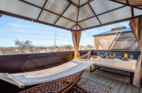 The Nations Apartment | Instaworthy Studio Private Deck The Nations