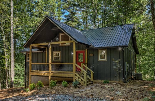 Epworth Cabin | JKJK Lodge - Pet Friendly | Fenced In Yard with Fire Pit | Hot Tub