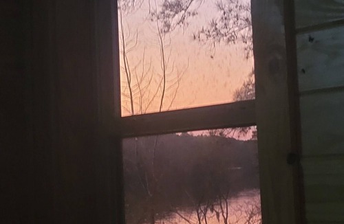 Pine Level Cabin | Lakefront cabin with perfect sunsets, great fishing, and tons of space to relax!
