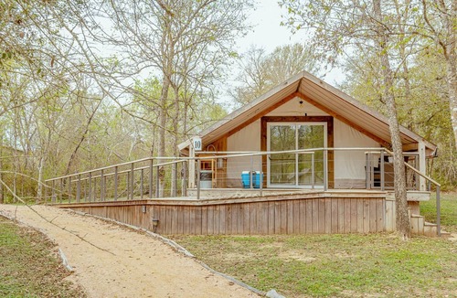 Bastrop Cabin | Lakefront Glamping Safari Tent #10: Prickly Pear