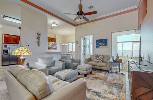Sebring House | Lakefront home with private dock, garage parking, sunroom,W/D and WIFI