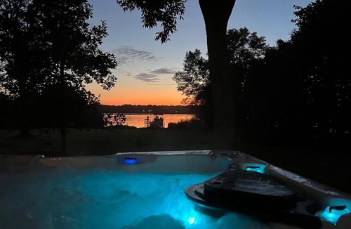 Ramsey County House | Lakefront Retreat- Sauna, Hot Tub, Firepit & More