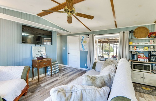 Fort Gaines House | Lakefront w/ Dock, Detached Studio, Fire Pit!
