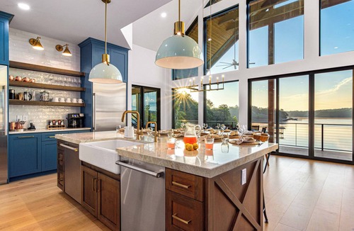 Arley House | Lux Lakefront Designer Home w/Gameroom, Sleeps 24