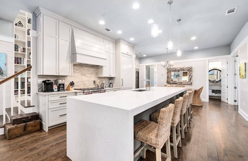 Cottage District House | Luxury WaterColor Home Steps from Seaside with Low Speed Vehicle and Bikes