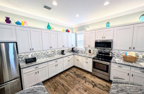 Kiska Beach House | Luxury West End Home steps from Gulf w/views & private *heated* pool