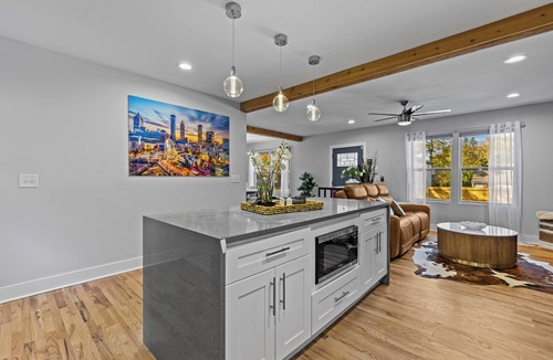 Candler-McAfee House | Modern 3-Story Decatur Retreat, BBQ & Fire Pit