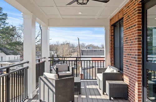 Arlington Apartment | New! 1BR 1BA Apt in Downtown Historic Arlington Depot Square, Large Balcony