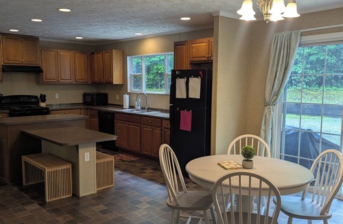Cullowhee House | Newly Furnished-Game Room-Deck-Patio-Fire Pit-Outdoor Dining-Two Minutes to WCU