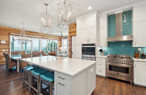 Folly Beach House | Ocean Front! Heated Pool! Elevator! Decks!