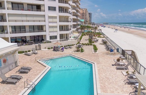 Port Orange Condo | Ocean views with all the Amenities! No Drive Beach! CONSTRUCTION IS OVER!