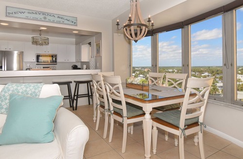 New Smyrna Beach Condo | Oceanfront End Unit w/Sunrise & Sunset Views - Walk to Flagler Ave