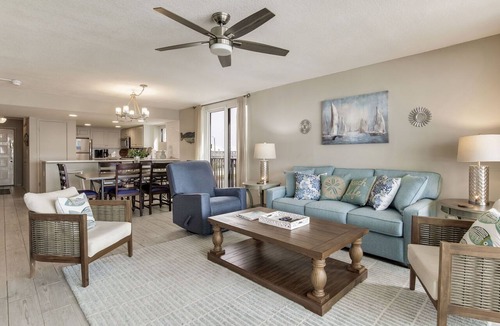 Orange Beach East Condo | Orange Beach Gulf-Front 3BR Sleeps 10 Bunk Room Games Oversized Balcony