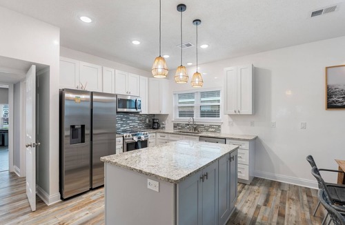 North Lagoon Oaks House | PCB Paradise Sands Oasis - Private Pool, Game Room, Hot Tub!