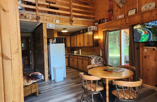 Stambaugh Ski Chalet | Peaceful Updated Chalet across street from Ski Brule -Right Side