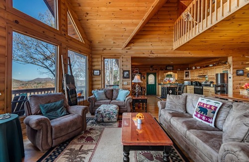 My Mountain Cabin | Plane View - Mountain View | Pet Friendly | Hot Tub | Pool Table | Screened Porch