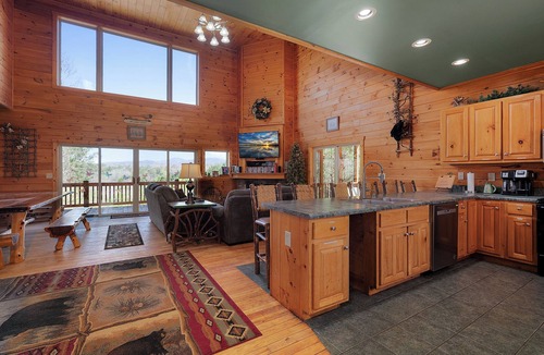 Ellijay Cabin | Poolside Mountain Retreat- Family-sized, pet-friendly, pool, hot tub, private