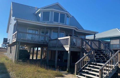 Dauphin Island House | Private bayfront beach- private dock for fishing, Bring dogs. BIG JULY DISCOUNTS