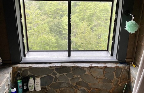 Jasper Cabin | Private Mountain View cabin on 5 acres, great patio with creek below back patio.