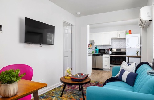 Five Points South Condo | Quiet Corner | Vulcan’s Hideout C2 | King Bed