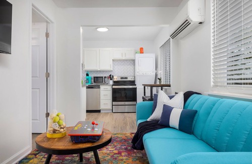 Five Points South Condo | Quiet Corner | Vulcan’s Hideout C2 | King Bed