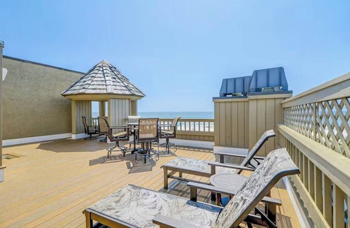 Beach Lagoon House | Rare, Luxury Oceanfront Turtle Lane Club Townhome with Rooftop Patio!