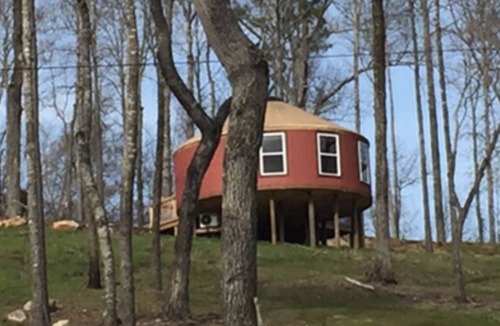 Alpine Bay Cottage | Red Yurt in Clear Creek Cove RV Resort sleeps 6 Logan Martin Lake