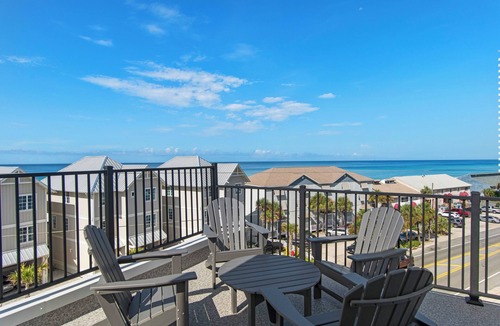 West Panama City Beach Villa | Relaxing 5BR Beachside Villa with Rooftop Beach View Lounge & Private Pool