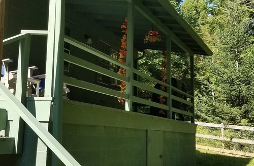 Franklin Cabin | REMOTE, Cheerful Mountain Cabin with hot tub in Franklin, NC.