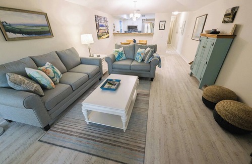 Saint Helena Island Condo | Resort access & golf cart. See reviews. On canal. Short walk to beach. <week-ask