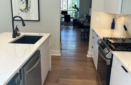 Old Fourth Ward House | Rooftop City Views + Firepit BeltLine Access 3BR Townhome Private Garage