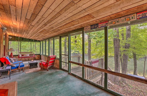 Burlington Cabin | Rustic Cabin in the Woods: 2-Acre Fishing Pond!