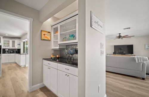 Bal Harbour House | Saltwater canal front 4 bedroom tropical home with private pool and boat dock