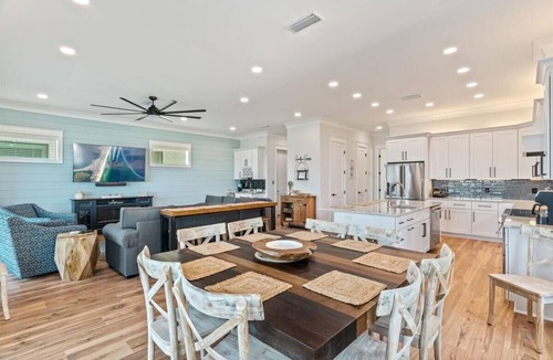 Navarre Beach House | "Salty Sue" Luxury Waterfront Home, Pool, Boat Dock, Game Room