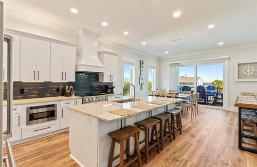 Navarre Beach House | "Salty Sue" Luxury Waterfront Home, Pool, Boat Dock, Game Room
