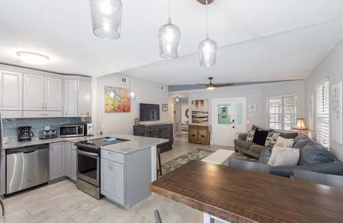 Riviera Beach House | Short Walk to Beach! Private Pool with Backyard Oasis!