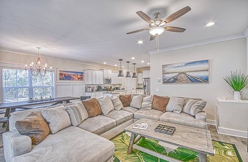 Folly Field House | Sleeps 27 | Heated Pool & Hot Tub | 3D Theater | Hurricane Simulator | Walk to Beach