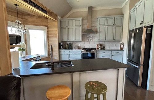 Bremen House | Smith Lake 5 bedroom modernized home with 2 slip boat dock.