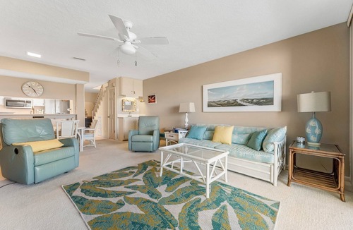 Silver Sands Beach House | Snazzy beachfront townhouse! Steps to the beach!