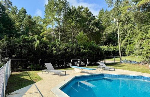 Thomasville House | Southern Charm Pool Home Large Fenced-In Yard