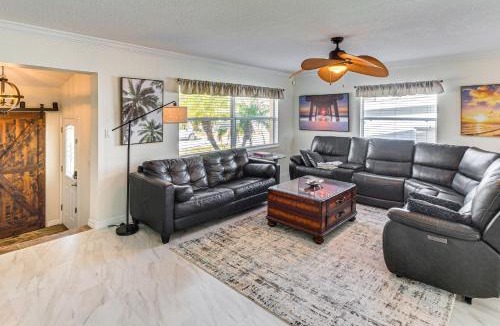 Hudson Beach Estates House | Spacious Canalfront Home w/Pool ~ 1/2 Mi to Beach